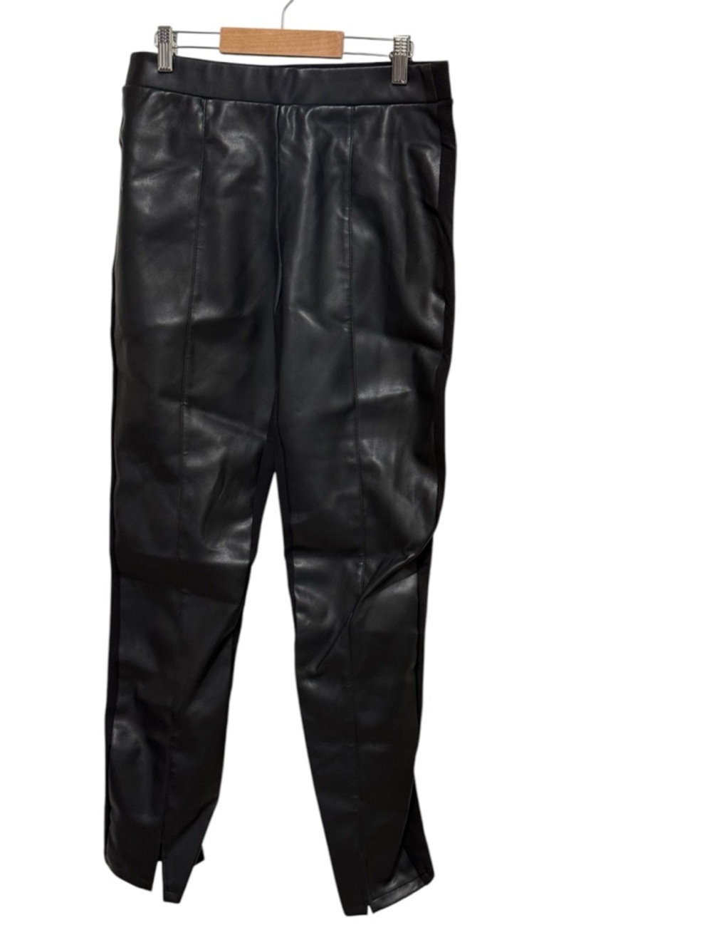 Cece Women’s Black Faux Leather Pants